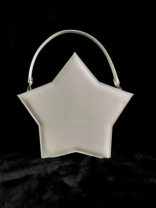 Loris - Twilight Star Solid Color Lolita Shoulder Bag white
