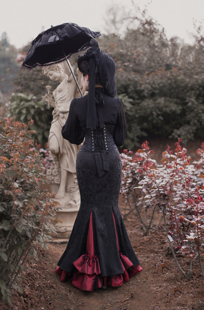 Surface Spell~Gothic Lolita Mermaid Long Skirt   