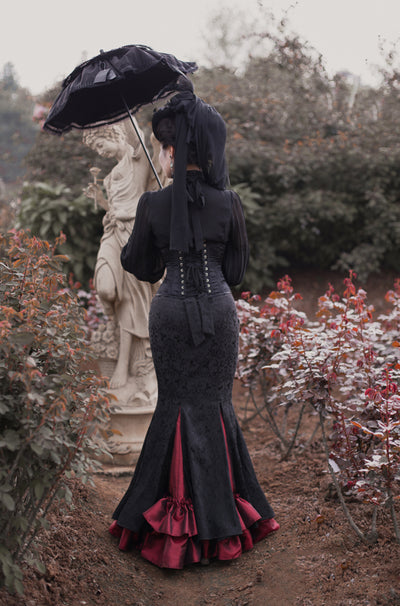 Surface Spell~Gothic Lolita Mermaid Long Skirt   
