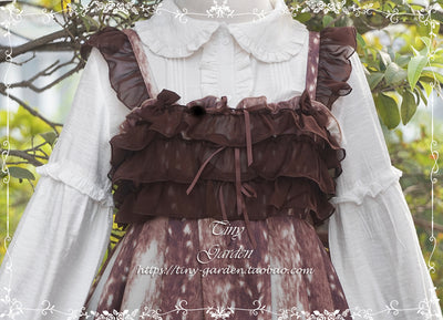 Tiny Garden~Ballade~Elegant Lolita Winter Doll Collar Shirt   