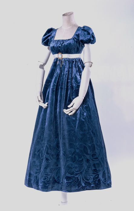 Surface Spell~Juliet~Gothic Long Lolita OP Dress S sapphire blue(velvets) 