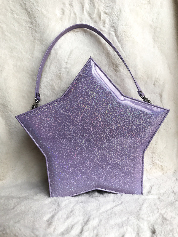 Loris - Twilight Star Solid Color Lolita Shoulder Bag purple