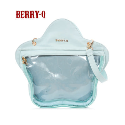 BerryQ~Fashionable Lolita Ita bag Five-pointed Star Shaped light blue  