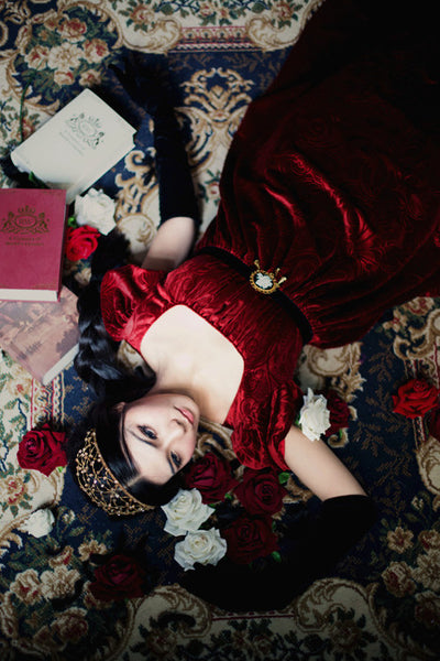 Surface Spell~Juliet~Gothic Long Lolita OP Dress   