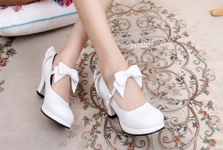 (BuyForMe) Sosic~Sweet Lolita Tea Party Thick Heels Shoes   