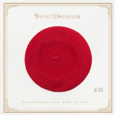 (BuyForMe) SweetDreamer~Vintage Lolita Fashion Hat free size red 