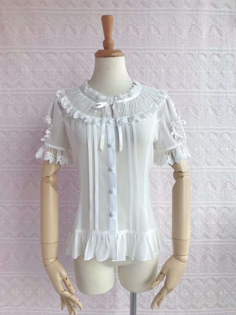 Sweet Lolita Puff Short Sleeve Blouse