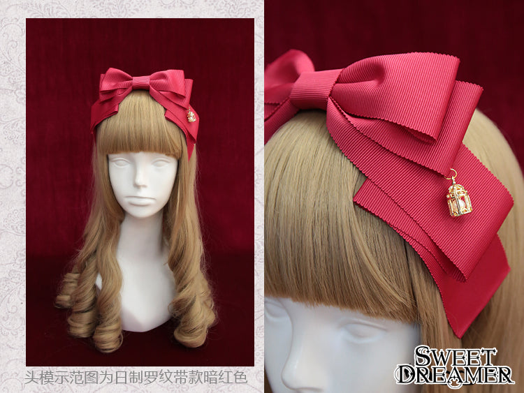SweetDreamer~Miss Canary Sweet Lolita Bow KC   