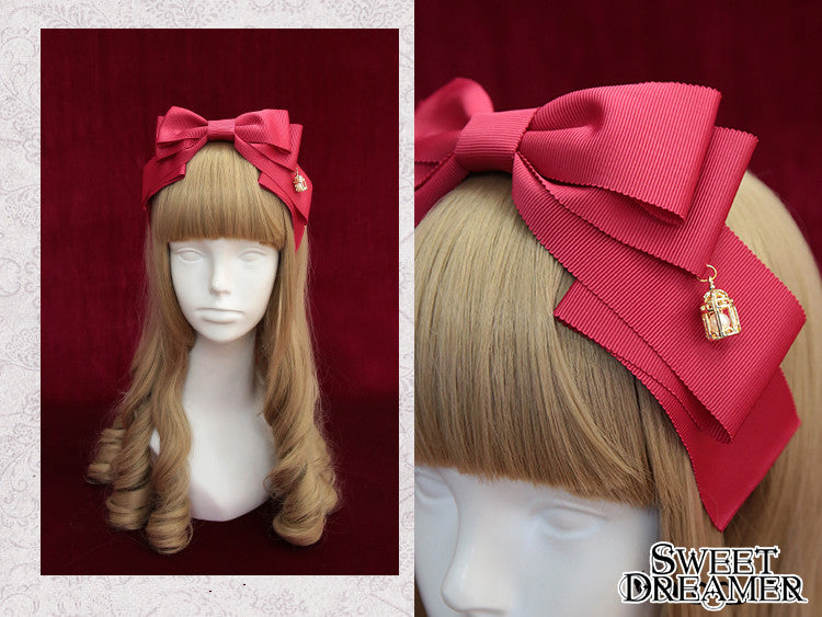 SweetDreamer~Miss Canary Sweet Lolita Bow KC   