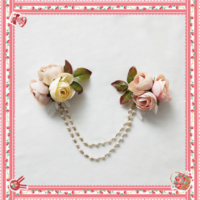 Infanta~Elegant Lolita Accessory Fake Collar flower brooch  