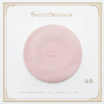 (BuyForMe) SweetDreamer~Vintage Lolita Fashion Hat free size light pink 
