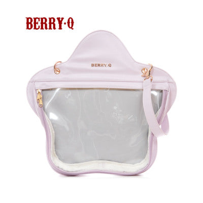 BerryQ~Fashionable Lolita Ita bag Five-pointed Star Shaped majestic purple  