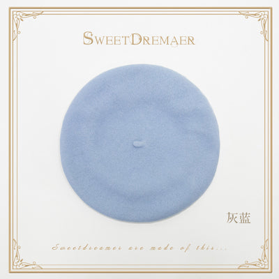 (BuyForMe) SweetDreamer~Vintage Lolita Fashion Hat free size grey blue 