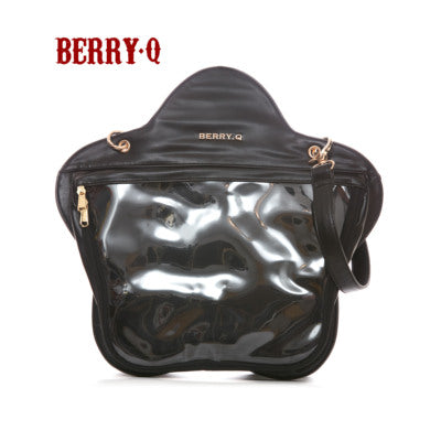 BerryQ~Fashionable Lolita Ita bag Five-pointed Star Shaped black  