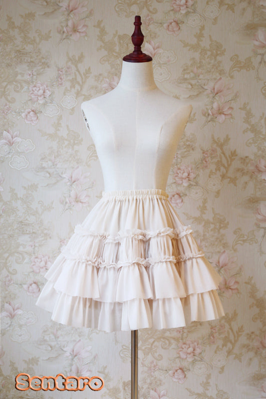 Sentaro~Puff~ Elegant Summer Shorts Lolita Skirts – 42Lolita