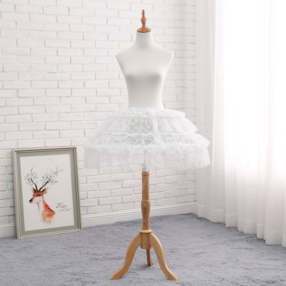 (Buyforme)Manyiluo~Adjustable Hollowed-out Cool Lolita Petticoat