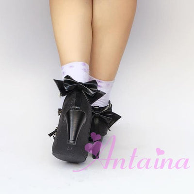 Antaina~Thin Heel Princess Lolita Shoes Plus Size 49-52   