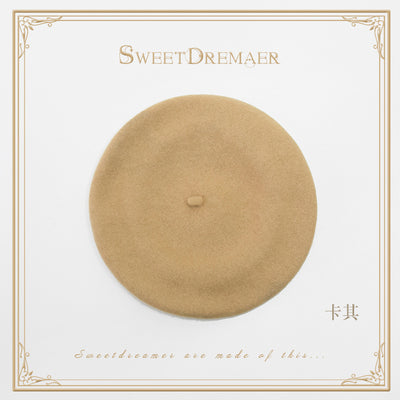 (BuyForMe) SweetDreamer~Vintage Lolita Fashion Hat free size khaki 