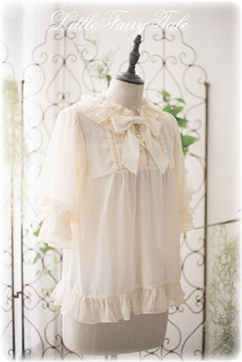 (BuyForMe) Little Fairy Tale~Little Cream~ Middle Sleeve Lolita Blouse XS ivory 