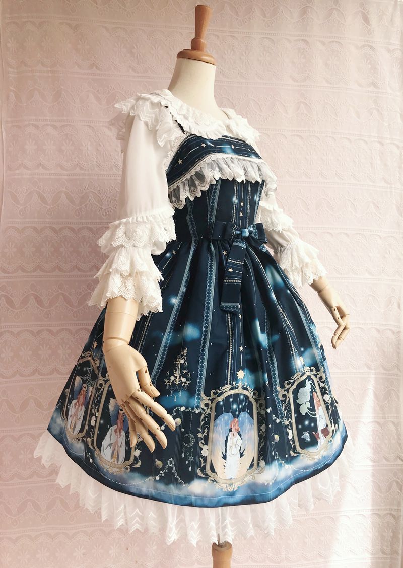 Yilia - Oriel's Blessing - Angel-themed Printed Lolita JSK
