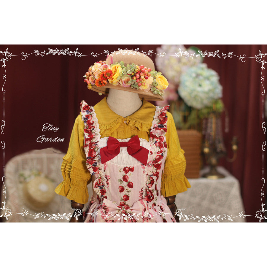 (BuyForMe) Tiny Garden~Robin~Kawaii Lolita Short Sleeve Blouse