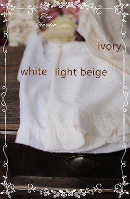(BuyForMe) Tiny Garden~Robin~Kawaii Lolita Short Sleeve Blouse S light beige 