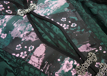 Blood Supply~Lustful Snake~Chinese Qi Lolita Lace Cheongsam Top   