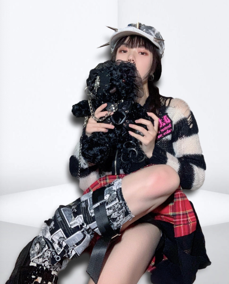 Blood Supply～Gothic Lolita Dark-themed Black Bear Bag