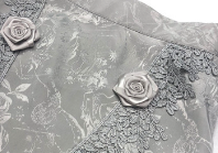 Blood Supply - Rose Funeral - Halloween Rose Slit Mermaid Lolita Skirt