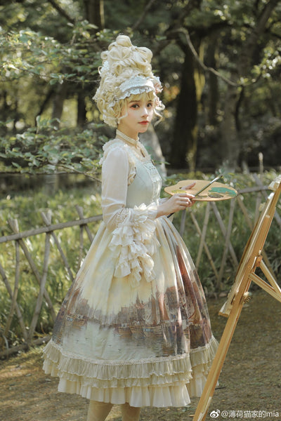 Sentaro~Shufrey~ Classic Elegant Multicolor Lolita Blouse   