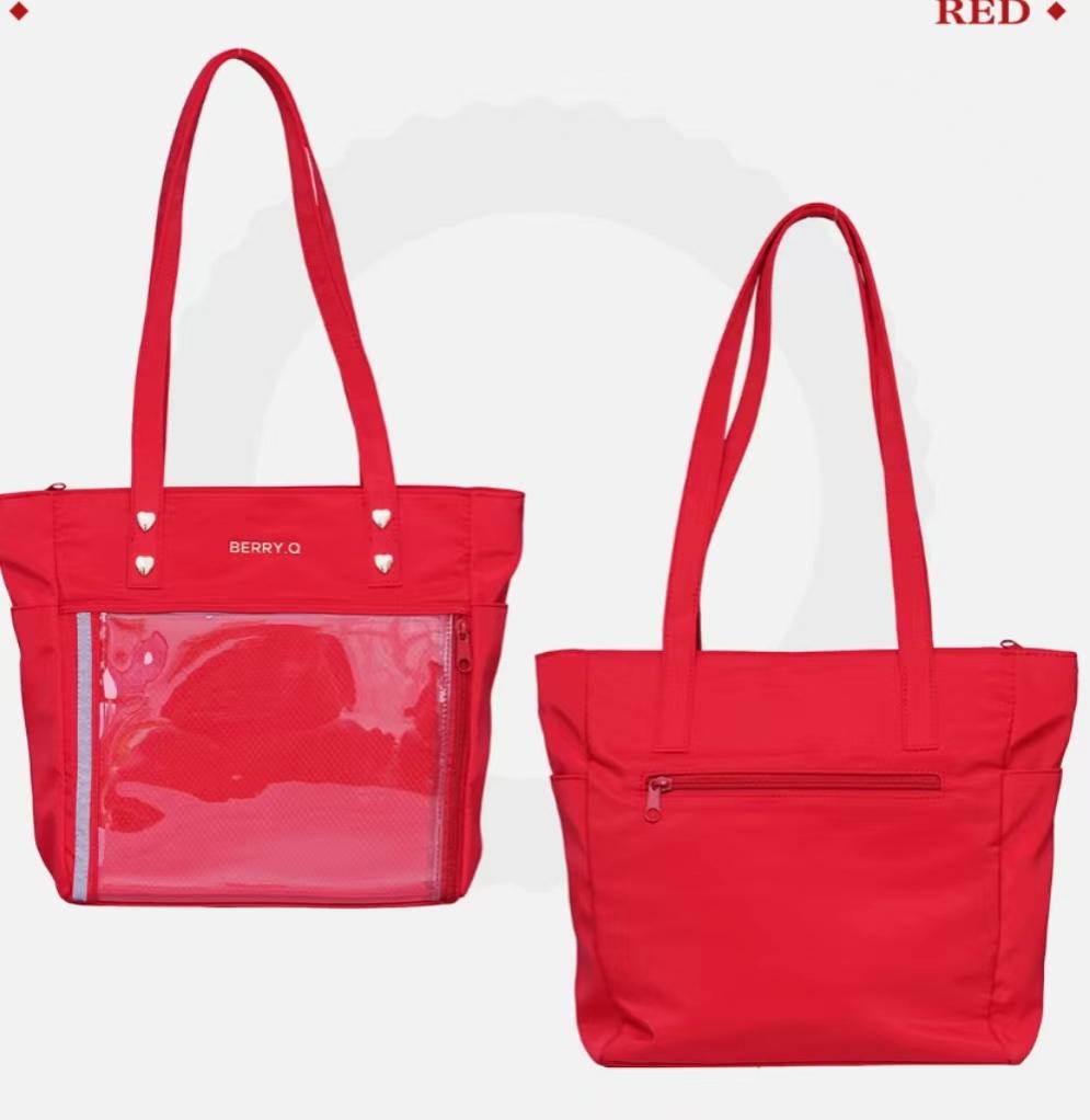 BerryQ~Casual Lolita Nylon Daily Ita Bag red  