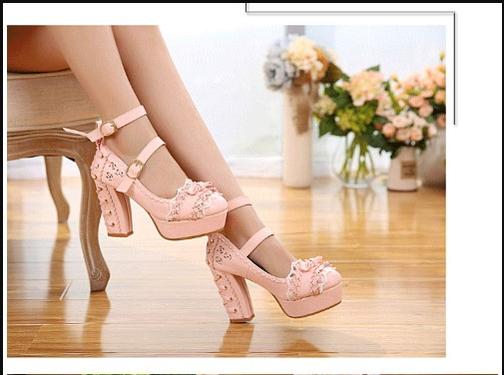 (Buy for me) Moon Bay~Sweet Lolita Platform Shoes   