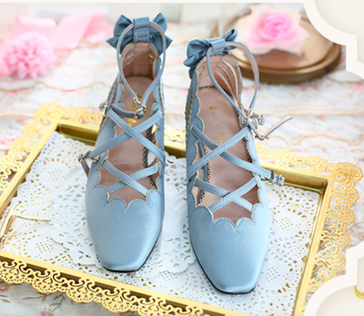 Puppets and Doll~Elegant Princess Thick Heels Lolita Shoes   