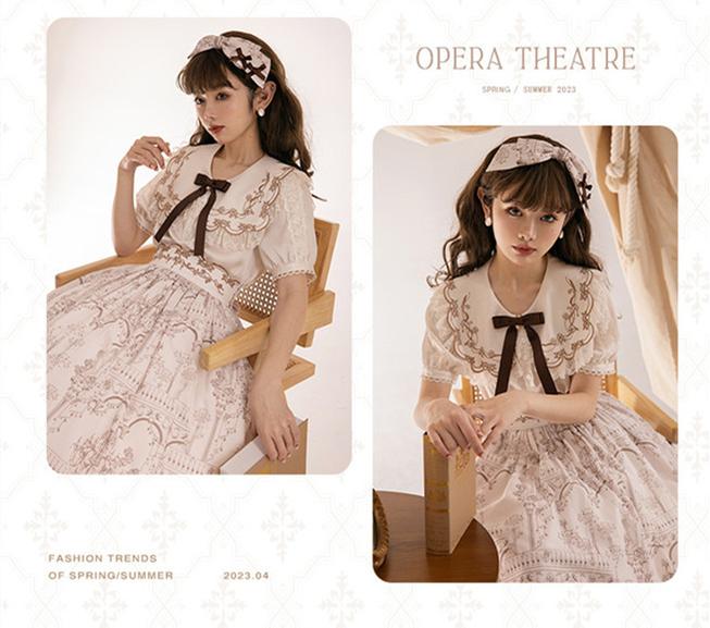 (Buyforme)NyaNya~Opera Theater~Retro and Elegant Lolita JSK Set   