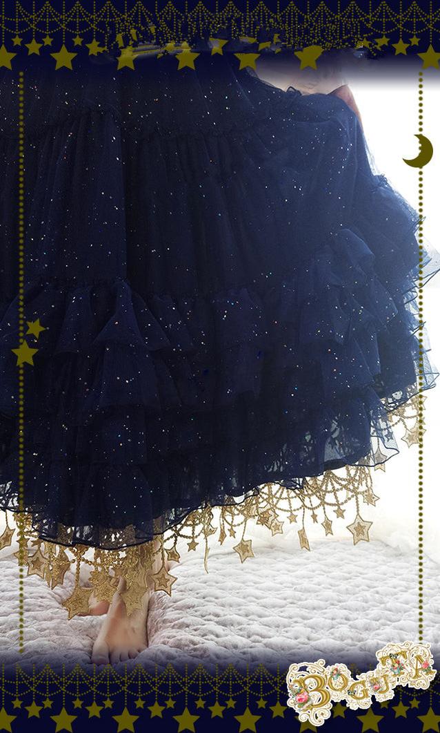 Boguta ~ Starry Night~60/70/80cm A-line Lolita Petticoat   