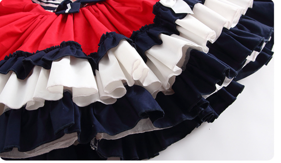 Kid Lolita Winter Preppy Style Fashion Dress   