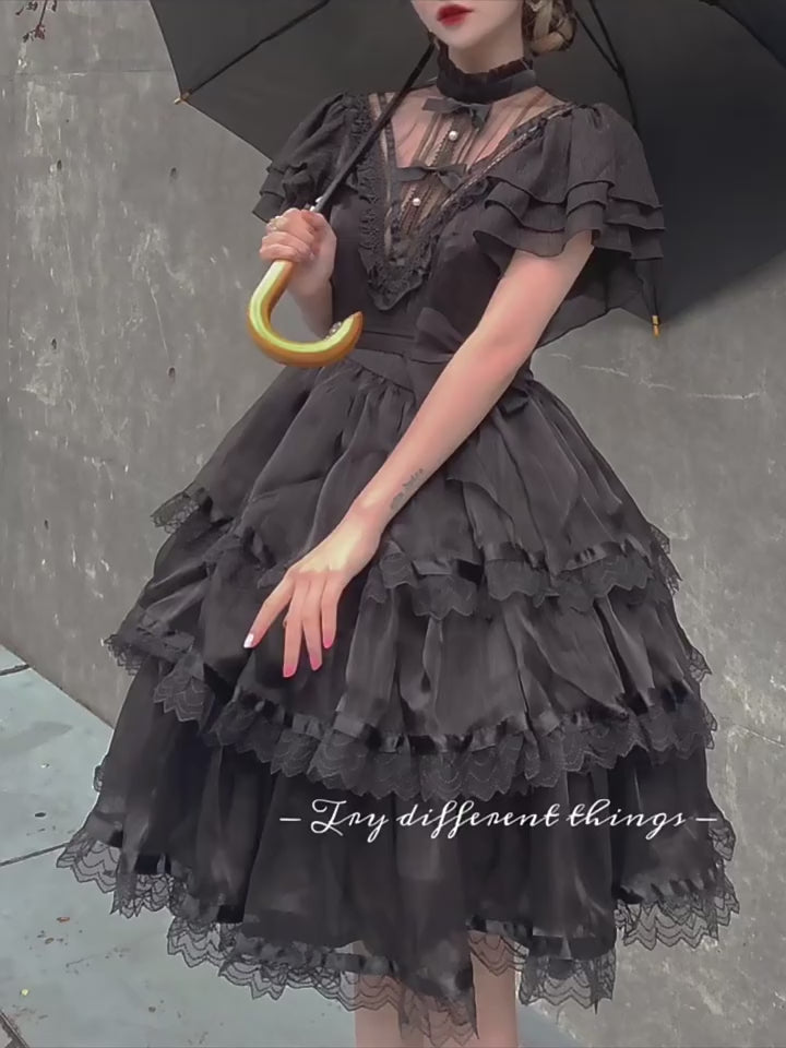 Your Princess~Castle Night~Dark Themed Gothic Lolita OP