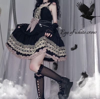 (Buyforme)Eye of  White Crow~Dairy Lolita Dress Hot Girl JSK   