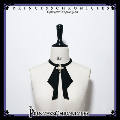 Princess Chronicles~Floating Phantom~Ouji Fashion Shirt M black bow tie 