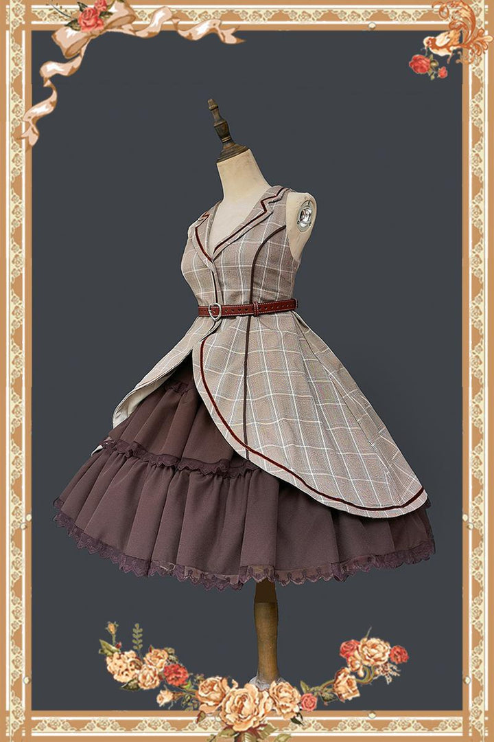 Infanta~Executor~Steam Punk Lolita Jumper Dress   