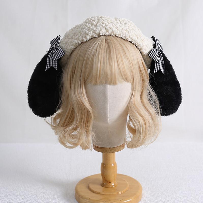 Xiaogui - Kawaii Pachocco Dog Ear Round Lolita Beret M（56-58cm） cute Pochacco beret