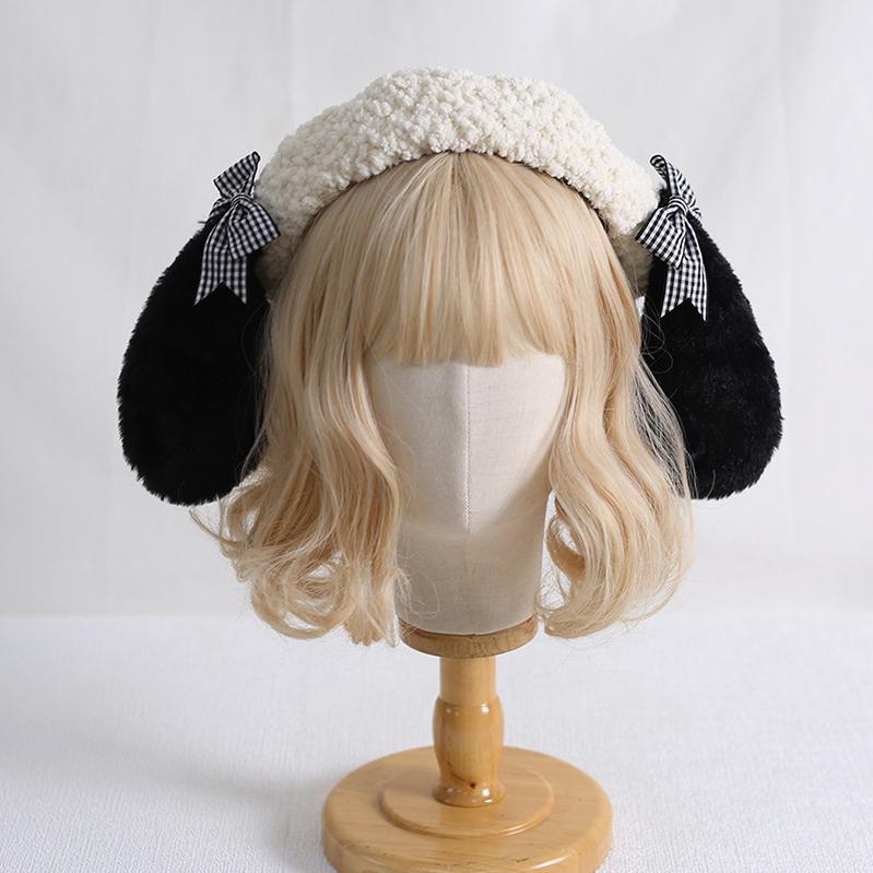 Xiaogui~Kawaii Pachocco Dog Ear Round Lolita Beret M（56-58cm） cute Pochacco beret 