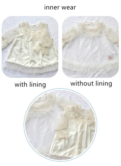 Confession Balloon~Unicorn~Sweet Lolita Dress and blouse Multicolors blouse without lining ivory blouse S