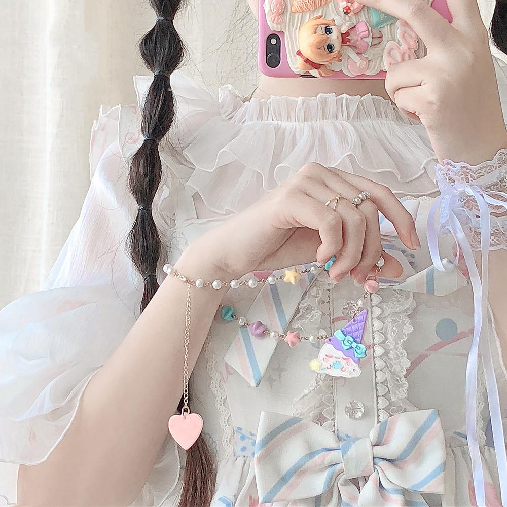 (Buyforme) Halloween Alice~Halloween Ice Cream Sweet Short Necklace   