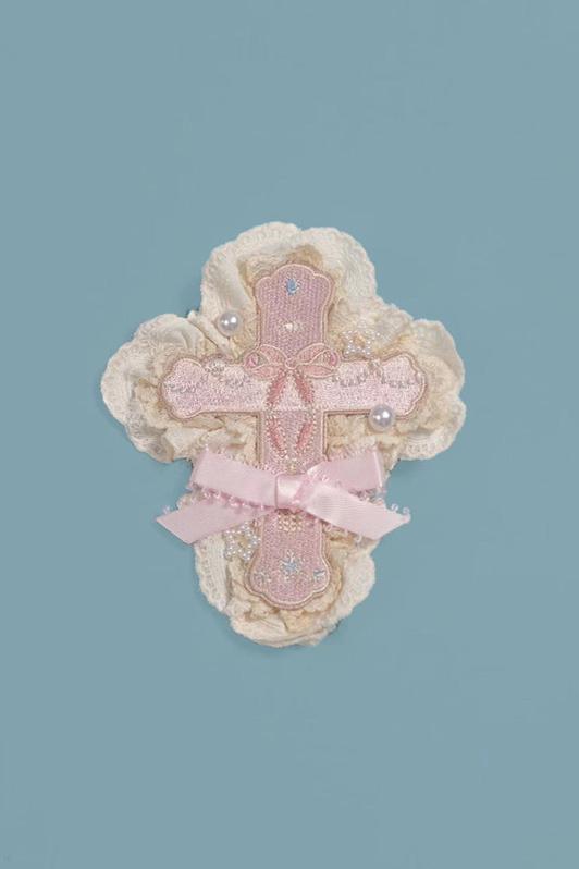(Buyforme)Moonlight Tavern~Dessert Unicorn Sweet Lolita Accessories sweet pink bow cross free size 