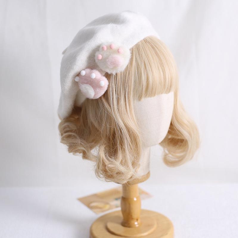 Xiaogui~J-Fashion Sweet Lolita Cat's Claws Kawaii Beret Hat   