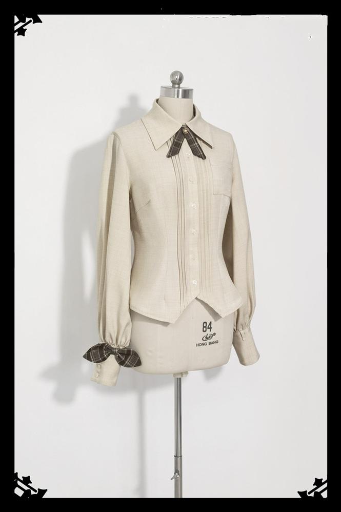 Princess Chronicles - Secret Morning Post - Coffee Retro Ouji Lolita Vest Set (2XL L M S XL) 6744:73654