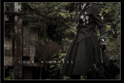YourHighness~Judge's Oath~Gothic Lolita Cape Blouse SK Set   