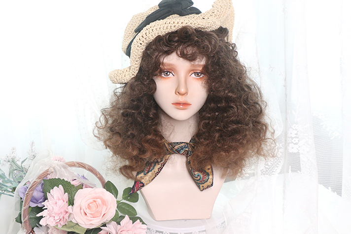 Pippi Palace - Little Princess - Sweet Lolita Curly Wig Multicolors PP-148C brown (pre-order / ship out in 60 days)