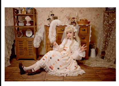 Sakurada Fawn~Alice's Cherry~Plus Size Lolita Shirt Chiffon Blouse   